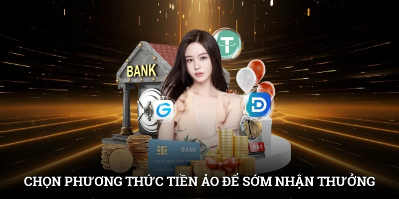 Rút Tiền IWIN - Thao Tác Nhận Thưởng Về Tài Khoản Cực Nhanh 2 Chọn phương thức tiền ảo để sớm nhận thưởng